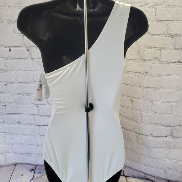 MICHAEL Michael Kors Embellished One-Shoulder Underwire One-Piece Swimsuit - Picture 3 of 4
